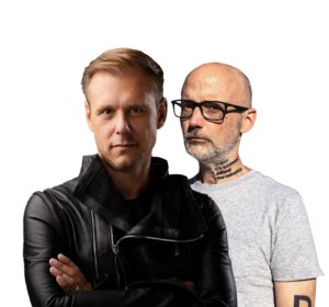 Armin van Buuren & Moby - Pressebild (Composite - Foto Credits (c): Kontor Records) 