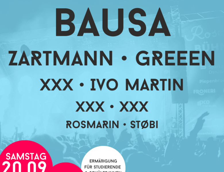 Bausa fungiert als Headliner auf dem Campus Festival Osnabrück 2025