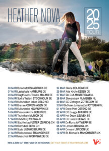 Heather Nova - Live 2025 // Plakat Tourdates (Credits: V2 Records)